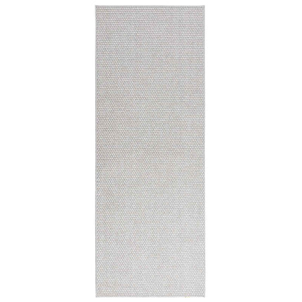Områdetæpper Rektangulær LUGO Creme og grå 80 x 200 cm