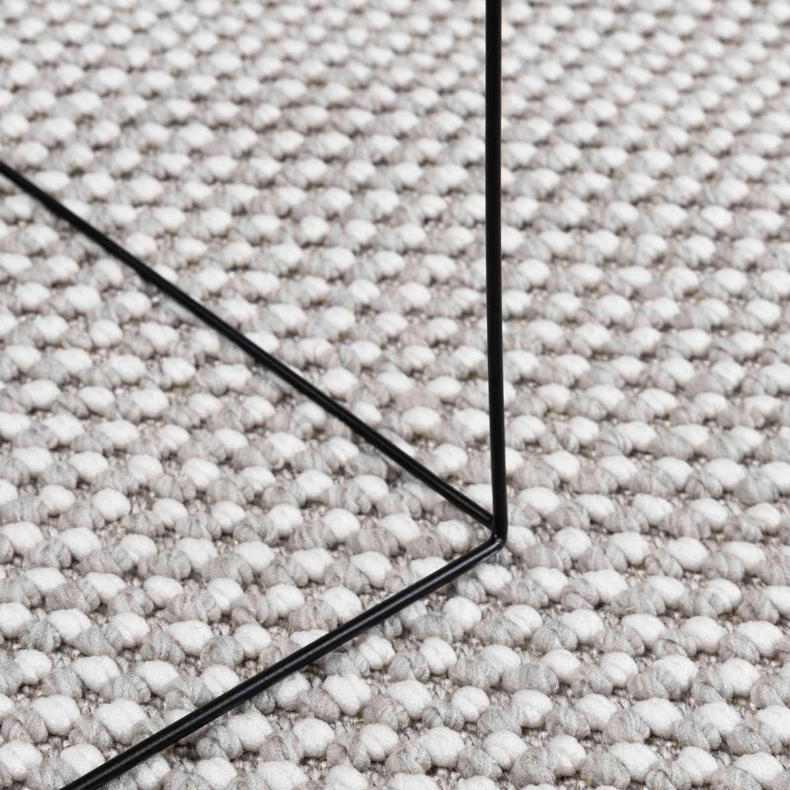 Områdetæpper LUGO Creme og grå 280 x 200 cm Polyester