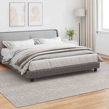 Områdetæpper LUGO Creme og grå 240 x 340 cm Polyester