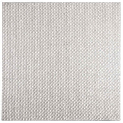 Områdetæpper Firkantet LUGO Creme og grå 240 x 240 cm Polyester