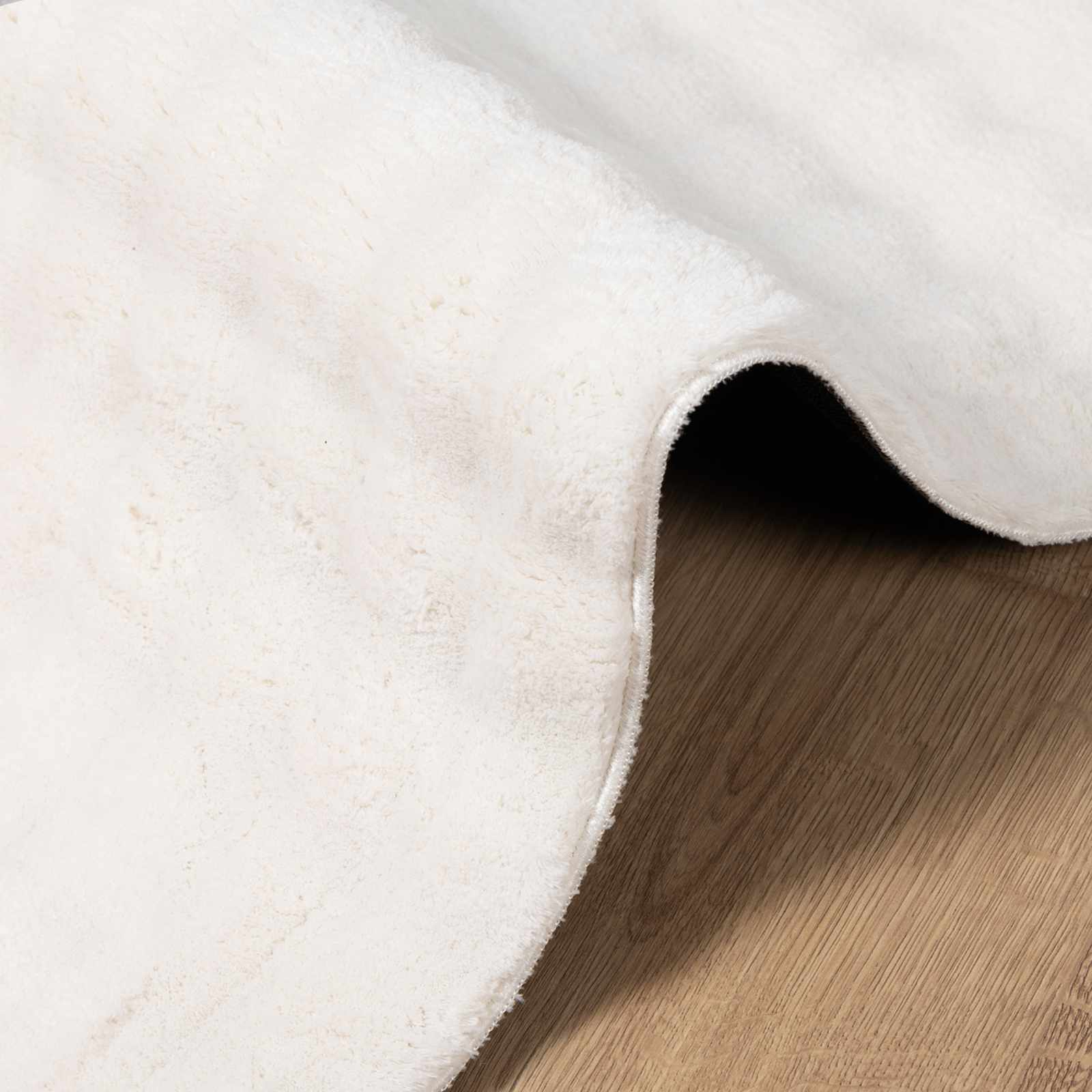 Områdetæpper Rektangulær SIROLO Creme 340 x 240 cm Polyester