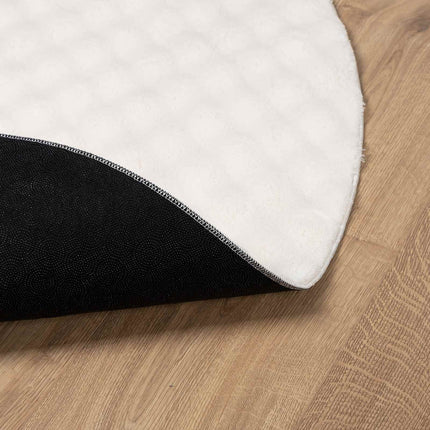 Områdetæpper Rund SIROLO Cremefarvet Ø 200 CM Polyester