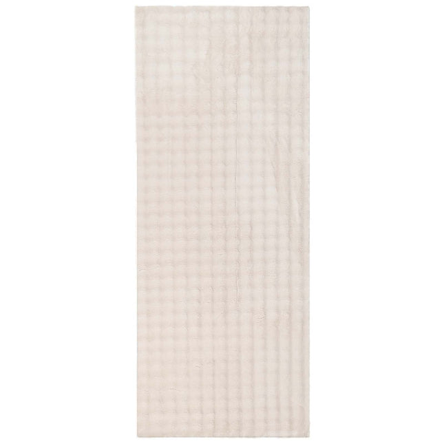 Områdetæpper Rektangulær SIROLO Beige 150 x 80 cm Polyester