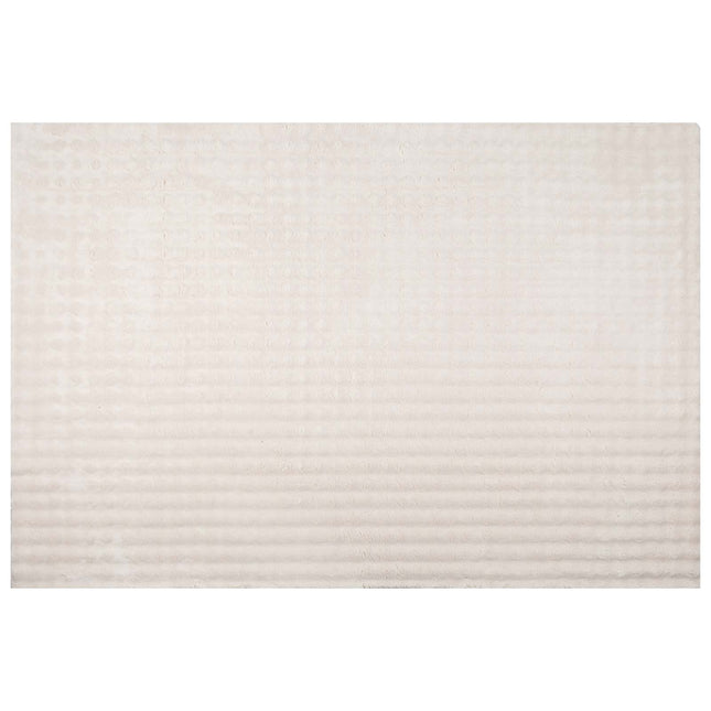 Områdetæpper Rektangulær SIROLO Beige 200 x 140 cm Polyester