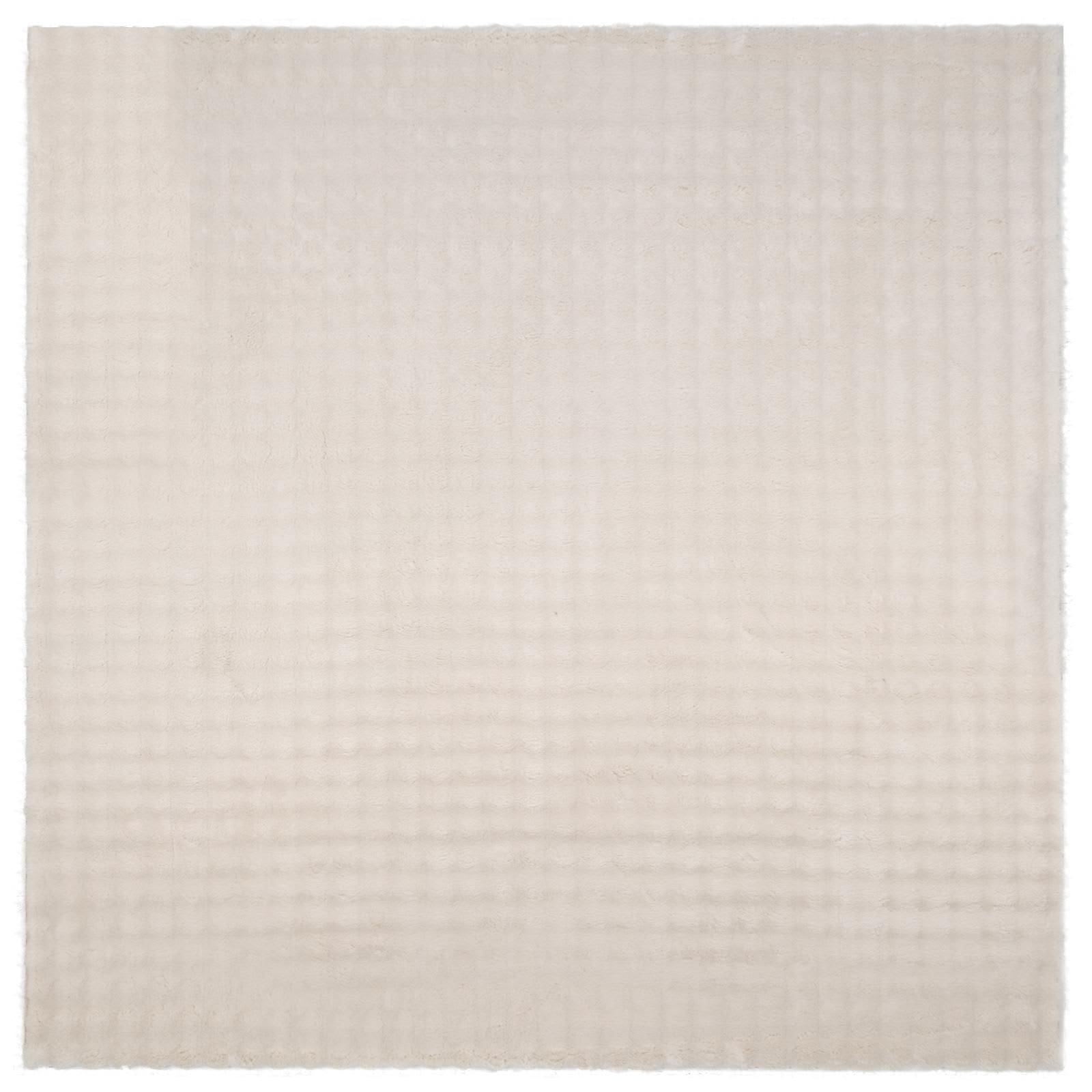 Områdetæpper Firkantet SIROLO Beige 200 x 200 cm Polyester