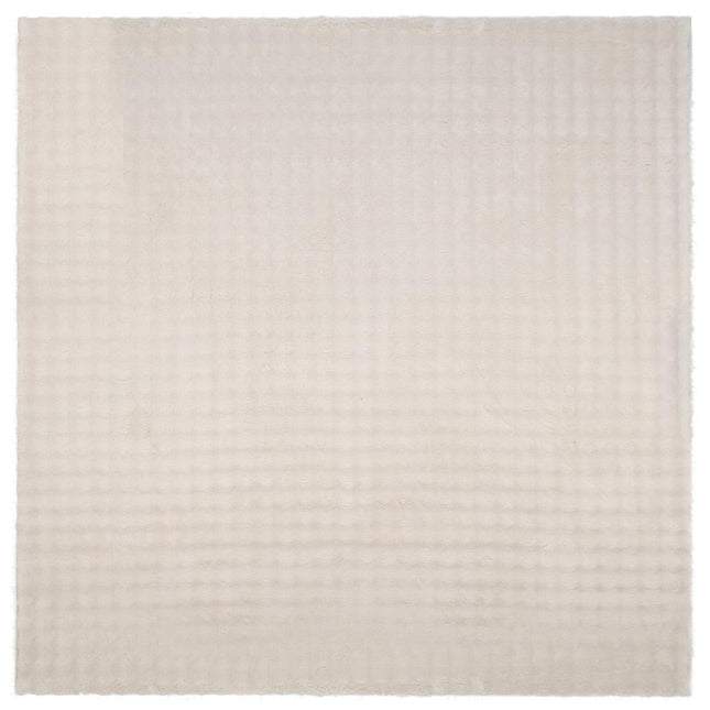 Områdetæpper Firkantet SIROLO Beige 240 x 240 cm Polyester