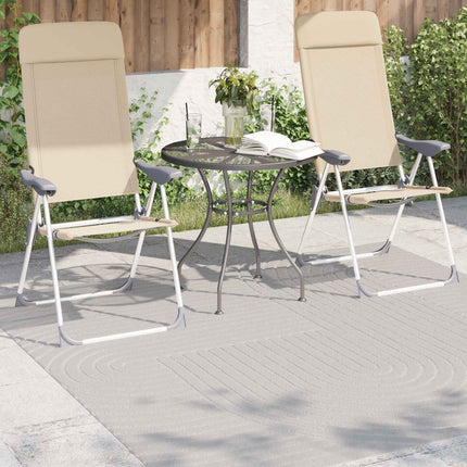 Områdetæpper SIROLO Sandfarvet 280 x 200 cm Polyester