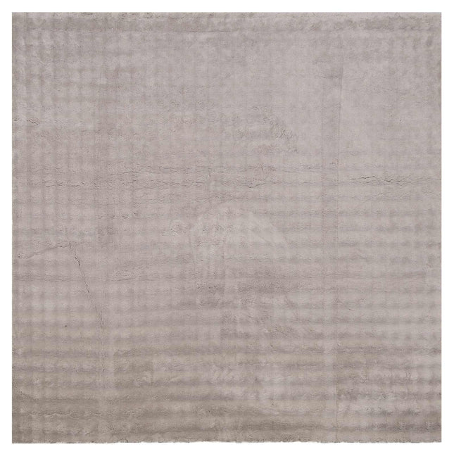 Områdetæpper Firkantet SIROLO Sandfarvet 120 x 120 cm Polyester