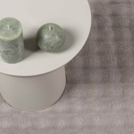 Områdetæpper Rund SIROLO Sandfarvet Ø 200 CM Polyester