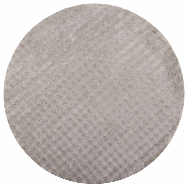 Områdetæpper Rund SIROLO Sandfarvet Ø 200 CM Polyester