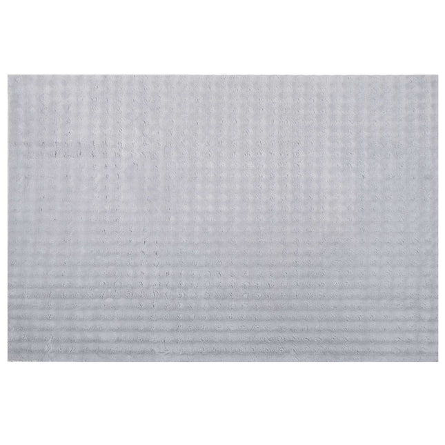 Områdetæpper Rektangulær SIROLO Grå 170 x 120 cm Polyester