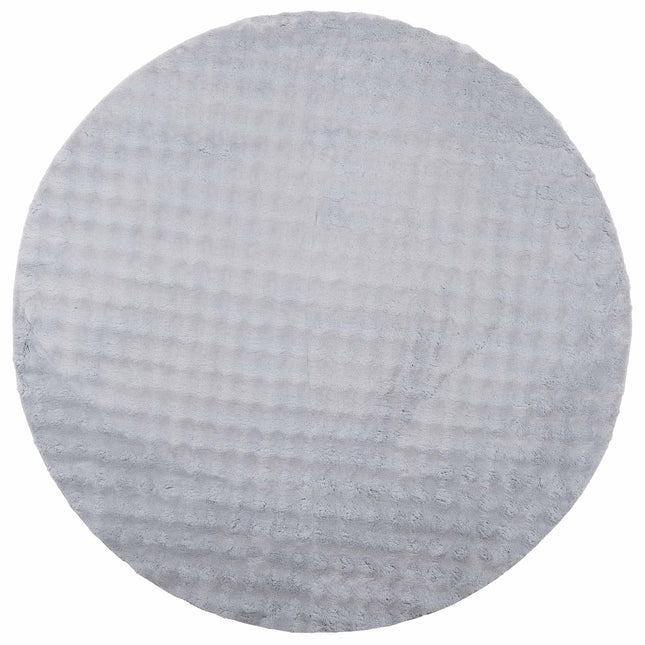 Områdetæpper Rund SIROLO Grå Ø 120 CM Polyester