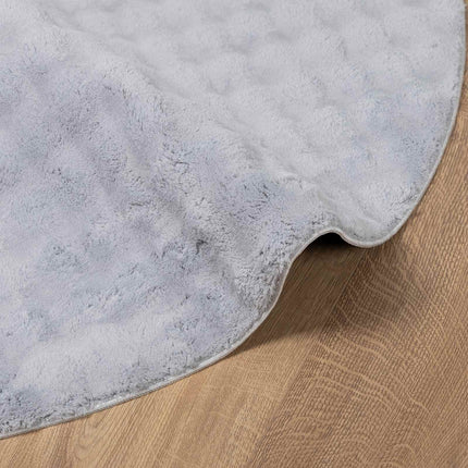 Områdetæpper Rund SIROLO Grå Ø 200 CM Polyester