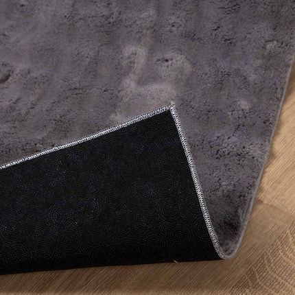 Områdetæpper Rektangulær SIROLO Antracit 200 x 80 cm Polyester