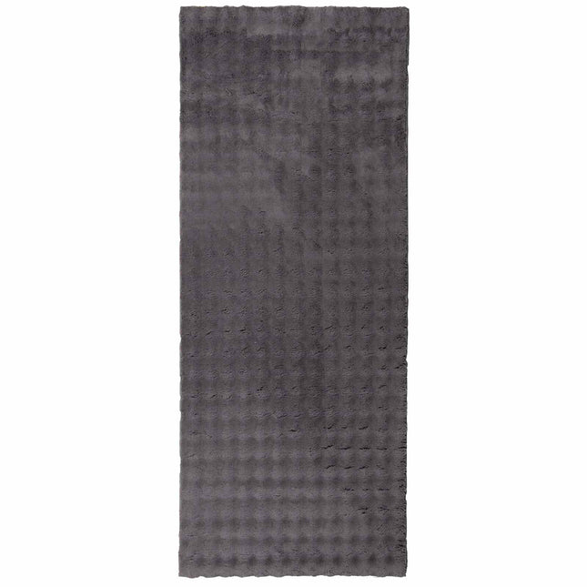Områdetæpper Rektangulær SIROLO Antracit 200 x 80 cm Polyester