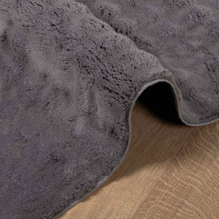 Områdetæpper Firkantet SIROLO Antracit 240 x 240 cm Polyester
