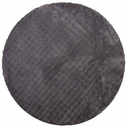 Områdetæpper Rund SIROLO Antracit Ø 200 CM Polyester