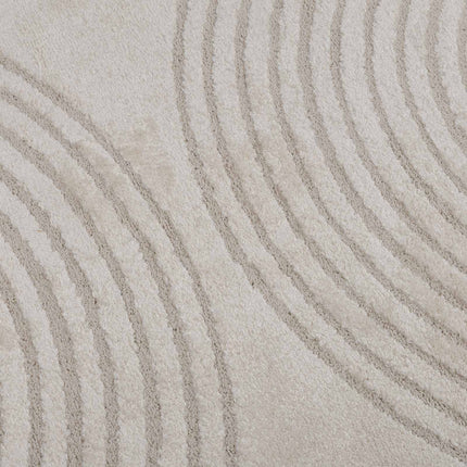 Områdetæpper Rektangulær GALATI Creme 150 x 80 cm Polyester