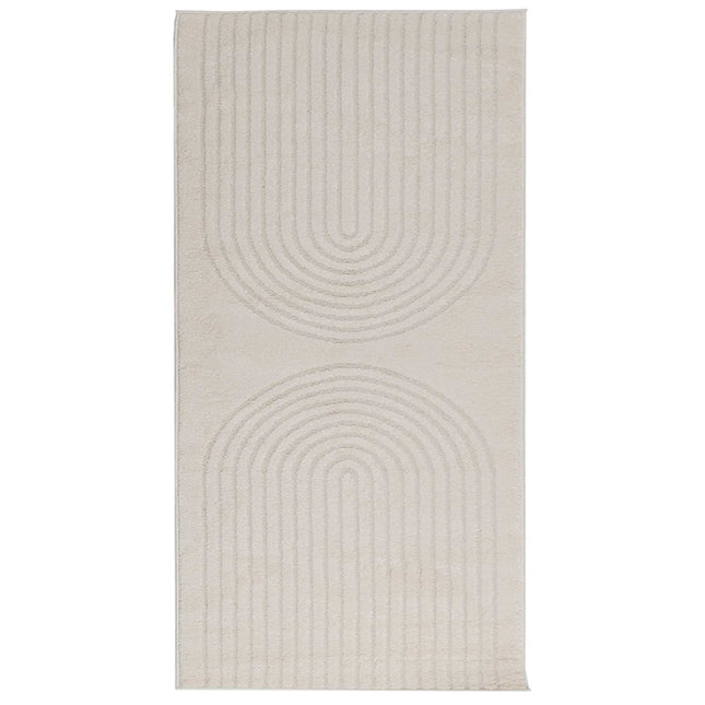 Indendørs tæppe GALATI Cremefarvet 150 x 80 cm Polyester