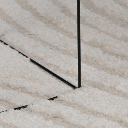 Områdetæpper Rektangulær GALATI Creme 200 x 80 cm Polyester