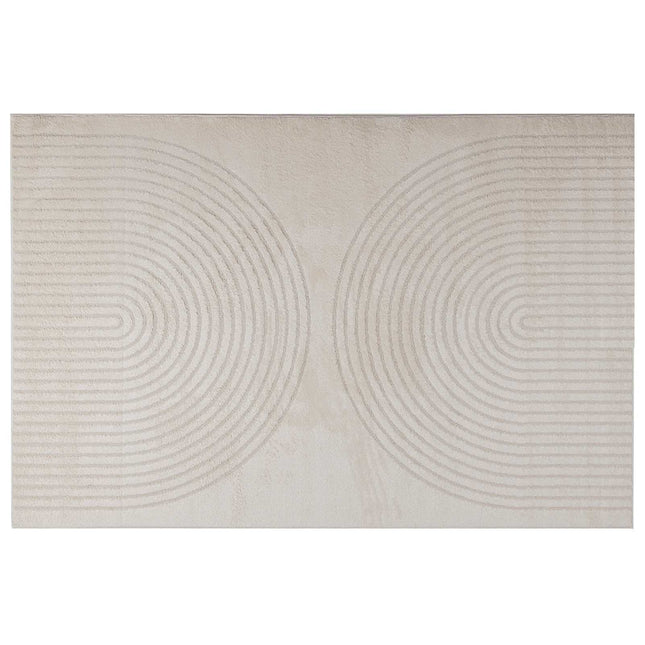 Indendørs tæppe GALATI Cremefarvet 200 x 140 cm Polyester