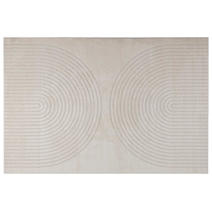 Områdetæpper Rektangulær GALATI Creme 280 x 200 cm Polyester