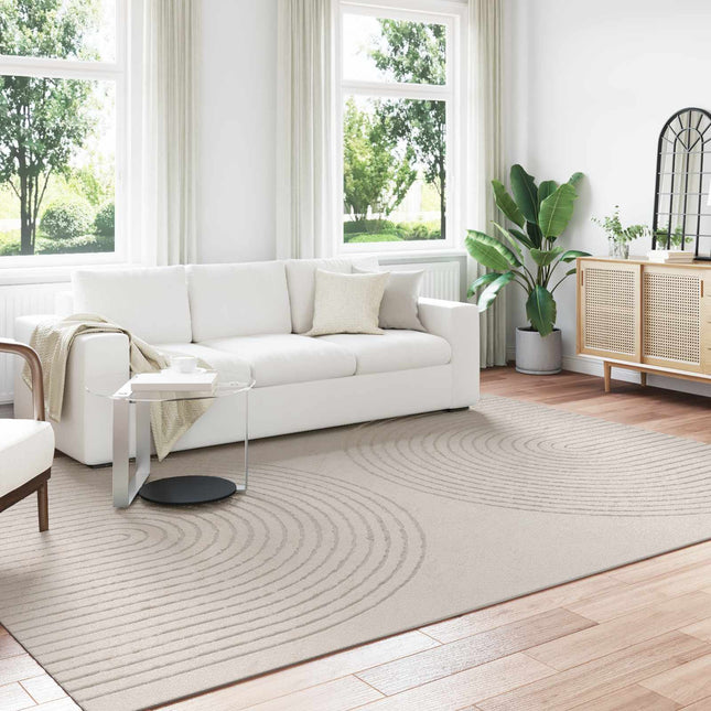 Indendørs tæppe GALATI Cremefarvet 340 x 240 cm Polyester