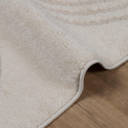Områdetæpper Firkantet GALATI Creme 120 x 120 cm Polyester