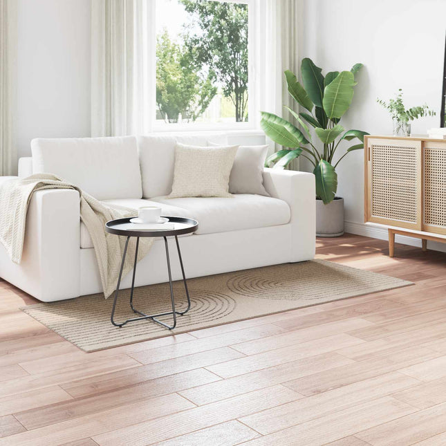 Indendørs tæppe GALATI Beige 150 x 80 cm Polyester