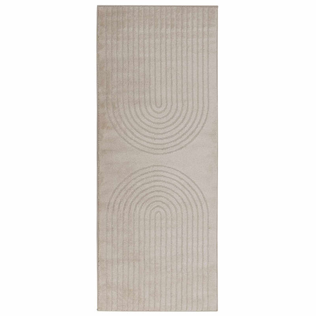 Områdetæpper Rektangulær GALATI Beige 200 x 80 cm Polyester