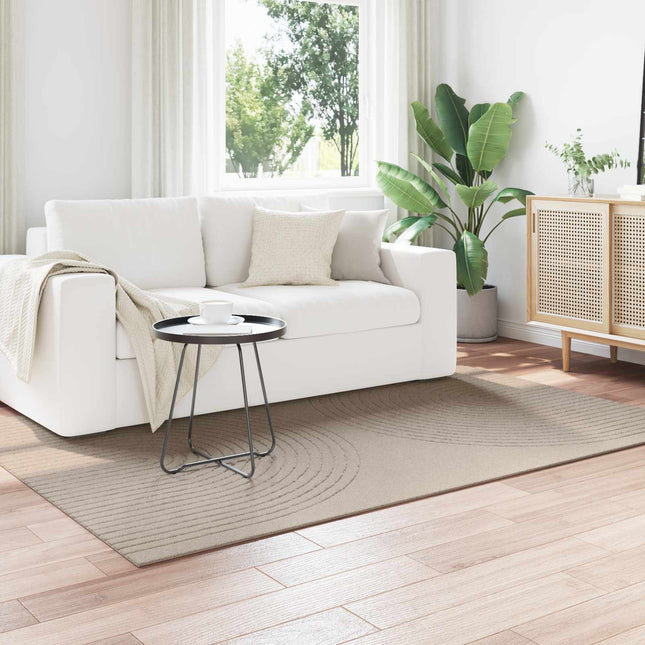 Indendørs tæppe GALATI Beige 170 x 120 cm Polyester