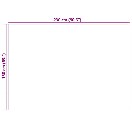 Områdetæpper Rektangulær GALATI Beige 230 x 160 cm Polyester