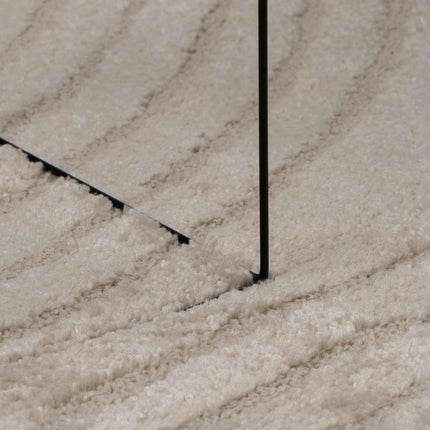 Områdetæpper Rektangulær GALATI Beige 280 x 200 cm Polyester