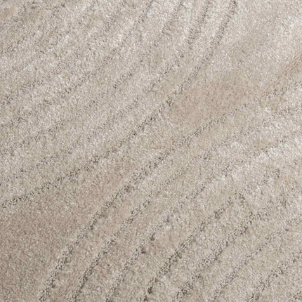 Områdetæpper Rund GALATI Beige Ø 200 CM Polyester