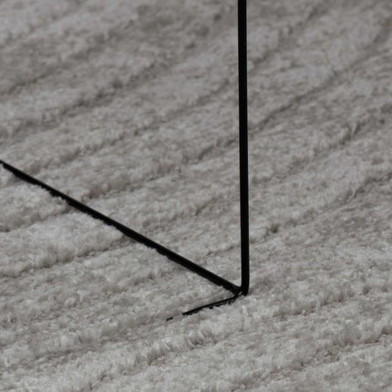 Områdetæpper Rund GALATI Grå Ø 160 CM Polyester