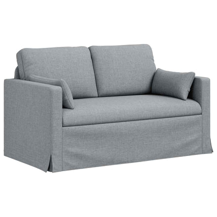 Sofa Sæt 2 pcs Lysegrå 139 x 78 x 80 cm Stof