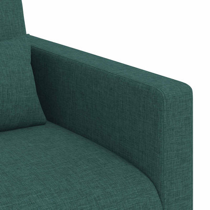 Sofa Sæt 2 pcs Mørkegrøn 139 x 78 x 80 cm Stof