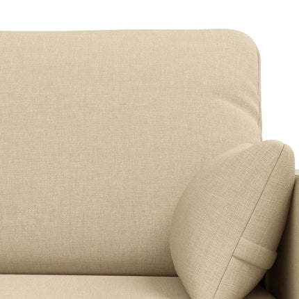 Sofa Sæt 2 pcs Creme 139 x 78 x 80 cm Stof