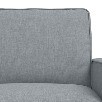 Sofa Sæt 2 pcs Lysegrå 162 x 80 x 82 cm Stof