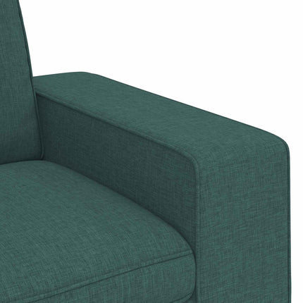 Sofa Sæt 2 pcs Mørkegrøn 162 x 80 x 82 cm Stof