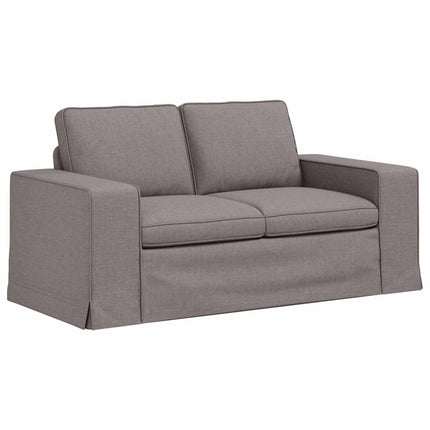Sofa Sæt 2 pcs Gråbrun 162 x 80 x 82 cm Stof