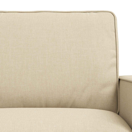 Sofa Sæt 2 pcs Creme 162 x 80 x 82 cm Stof
