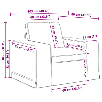 Sofa Sæt 2 pcs Creme 162 x 80 x 82 cm Stof