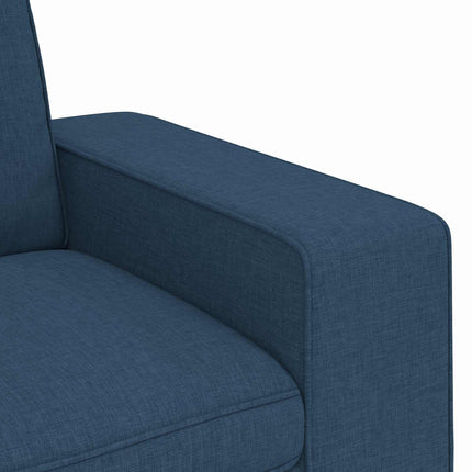Sofa Sæt 2 pcs Blå 162 x 80 x 82 cm Stof