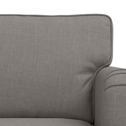Sofa Sæt 2 pcs Gråbrun 144 x 80 x 85 cm Stof