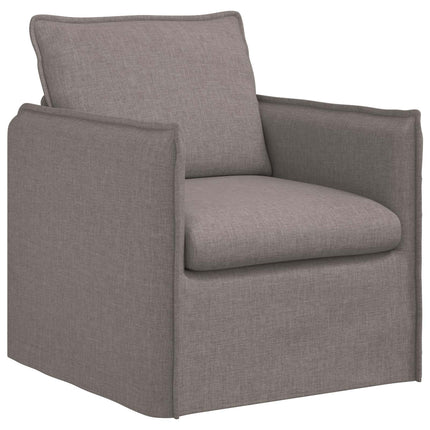 Sofa Sæt 2 pcs Gråbrun 136 x 82 x 85 cm Stof