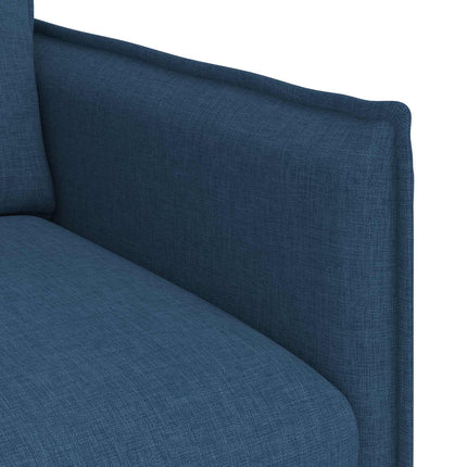 Sofa Sæt 2 pcs Blå 136 x 82 x 85 cm Stof