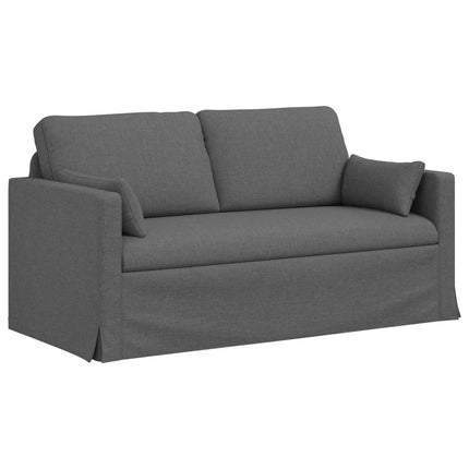 Sofa Sæt 2 pcs Mørkegrå 158 x 78 x 80 cm Stof