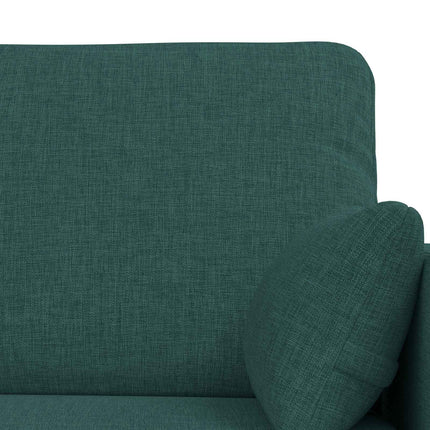 Sofa Sæt 2 pcs Mørkegrøn 158 x 78 x 80 cm Stof