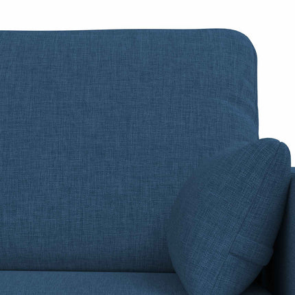 Sofa Sæt 2 pcs Blå 158 x 78 x 80 cm Stof